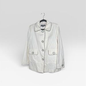 Anne Klein Cream Trench Coat